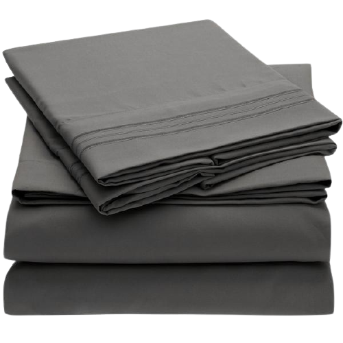 Abeero Home Mellanni Queen Sheet Set - Hotel Luxury 1800 Bedding Sheets & Pillowcases - Extra Soft Cooling Bed Sheets - Deep Pocket up to 16 inch Mattress - Wrinkle, Fade, Stain Resistant - 4 Piece (Queen, White)